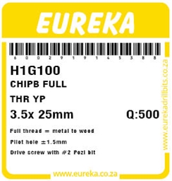 H1G100 - Chipboard Screw -H1G100_label_T